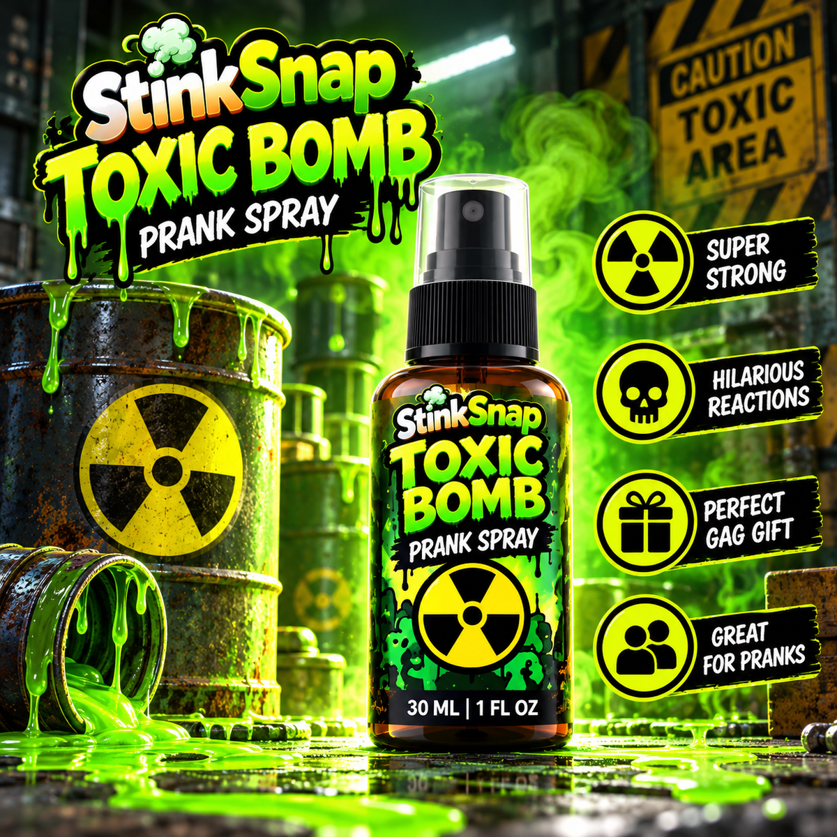 StinkSnap Smell From Hell – features: Insanely Strong Smell, Funny Pranks, Gag Gift